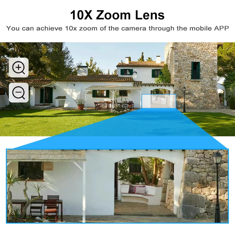 Yoosee 9mp 3 lens 3 views wireless cctv camera network  WIFI Security Camera  outdoor PTZ 360 IP Camera