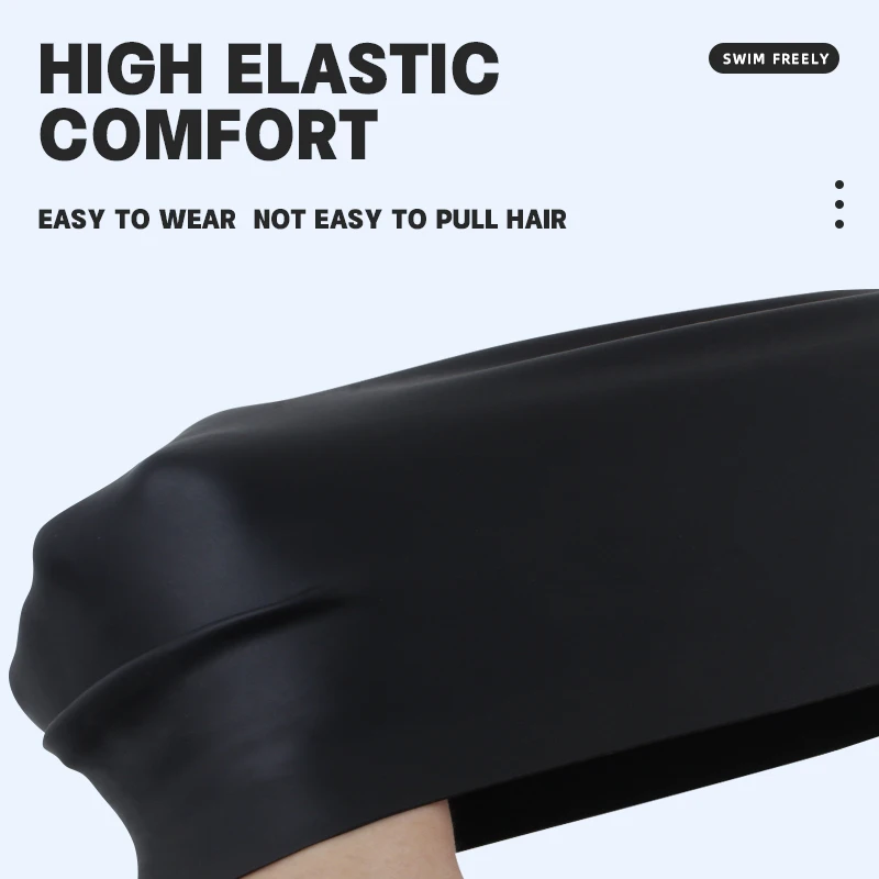 wholesale seamless silicone swim cap national caps with manufacturer price