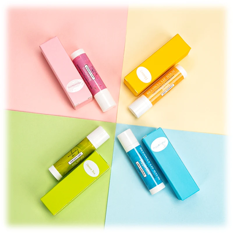 
New Style Wholesale OEM/ODM custom Organic Moisturizing Natural private label make your own logo brand lip balm 
