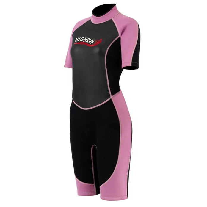 Wholesale 3MM 5MM High Guality Woman Neoprene Fabric Full Keeping Warm One Piece Diving Suittsuit