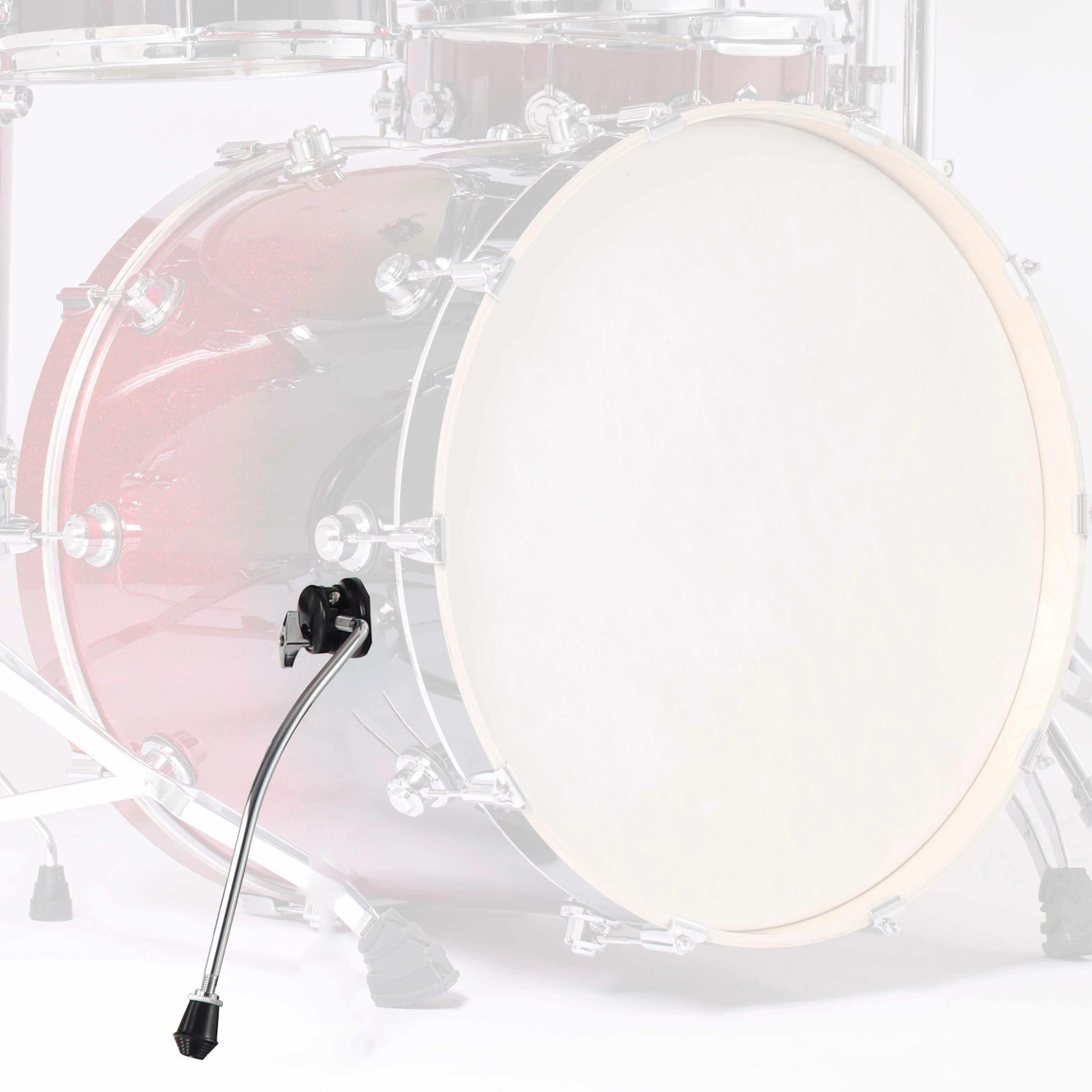 Factory wholesale price one pair chrome metal bass drum spur