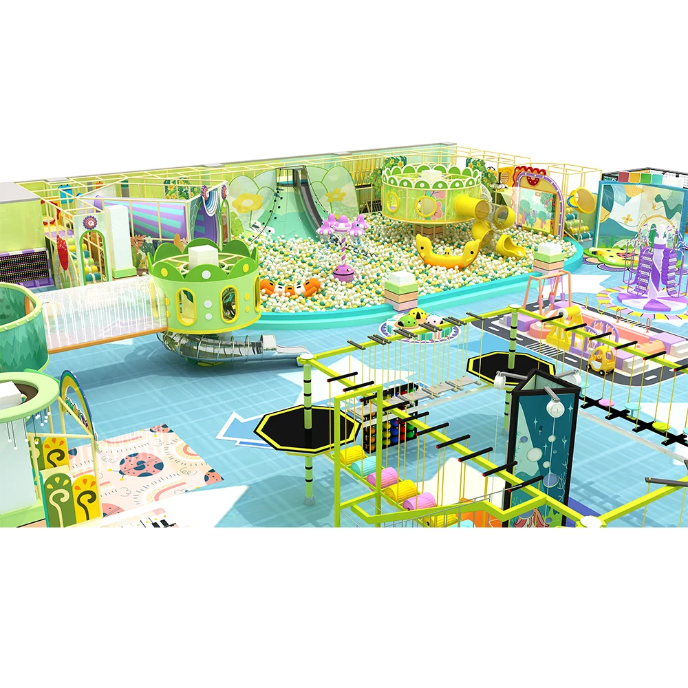 Amusement Child Park Kids Playground Set Indoor Equipment Season Theme Naughty Castle Customized Plastic Indoor Playground