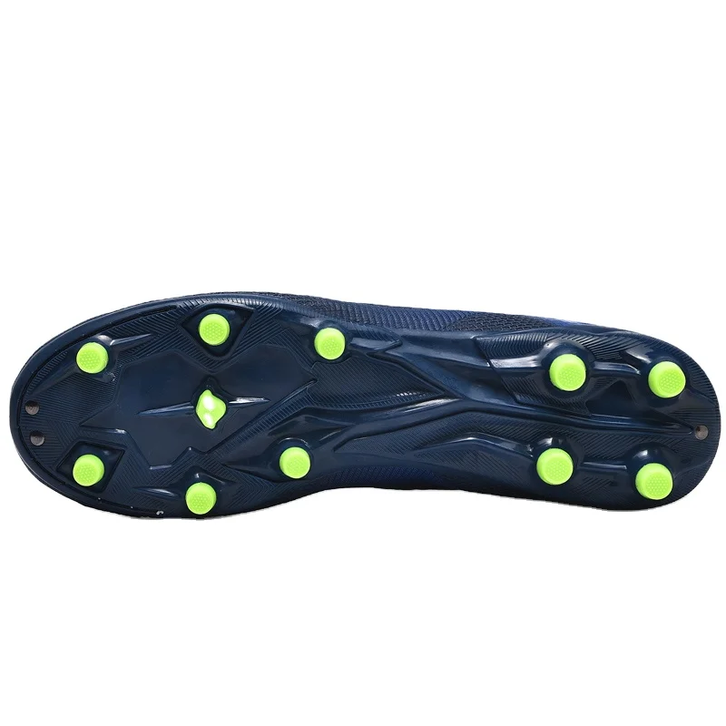 
High Sales Outsole Material Tpu New Price Black Football Soccer Shoes 