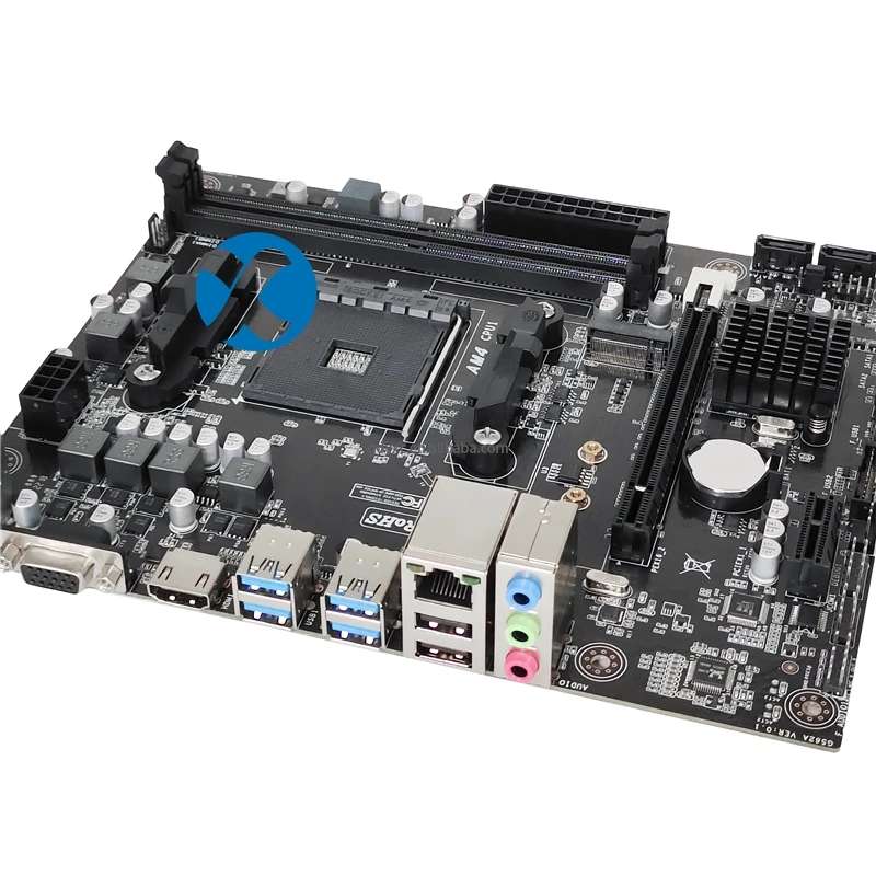 A520 Am4 Matx Gaming Motherboard with color box DDR4 USB3.0 NVME-M.2  ATX Power Mother board For Gaming PC