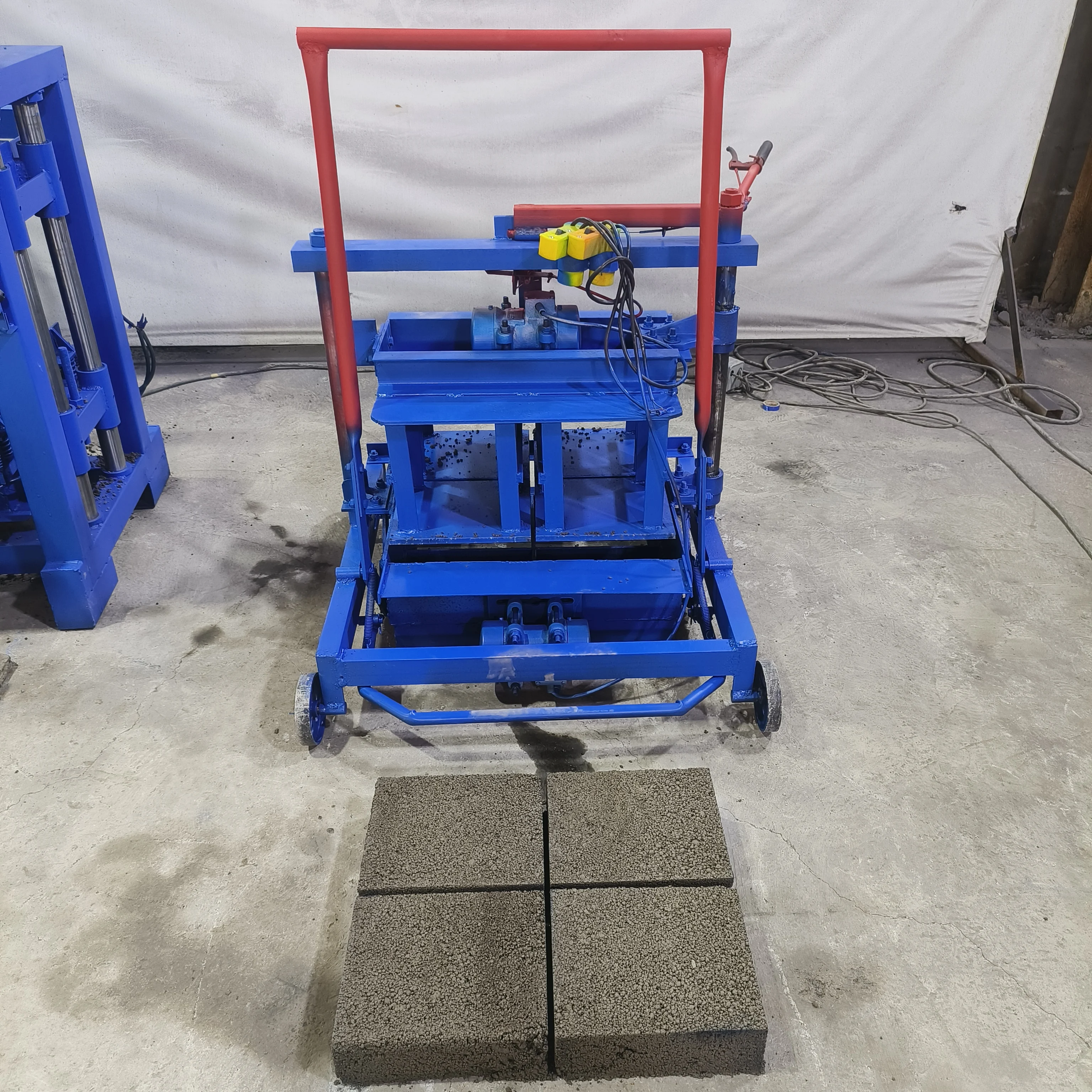 Compressed Concrete Hollow Solid Cement Block Brick Making Machine Automatic Brick Making Machine
