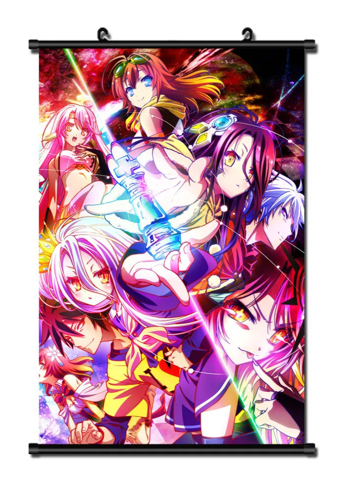 Japanese Anime Fabric Wall Scroll Poster cartoon canvas Scroll Painting