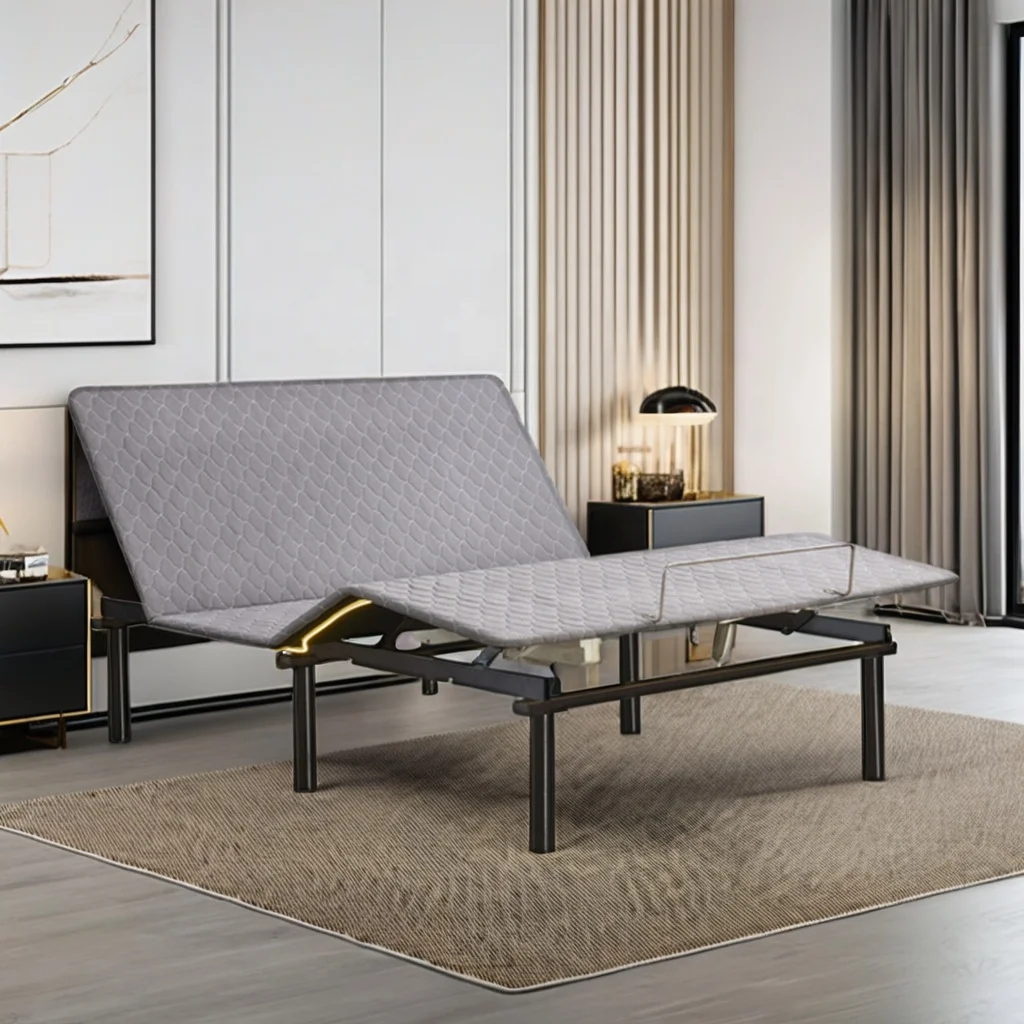 Dreamotion Mobilier Интеллектуальное световое великолепие Télécommande sans fil Base de Lit électrique réglable