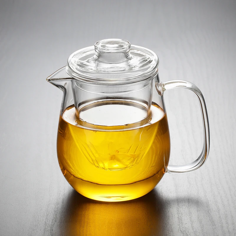 700ml 24.7oz Borosilicate Glass Blooming Tea Pot with Infuser