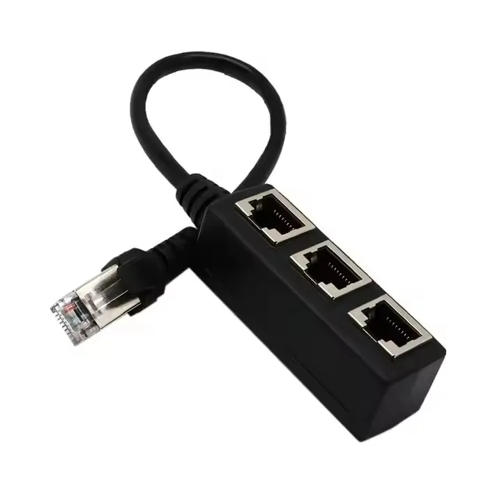 RJ45 Ethernet 1-3 порта LAN Splitter адаптер Кабельные сетевые разъемы
