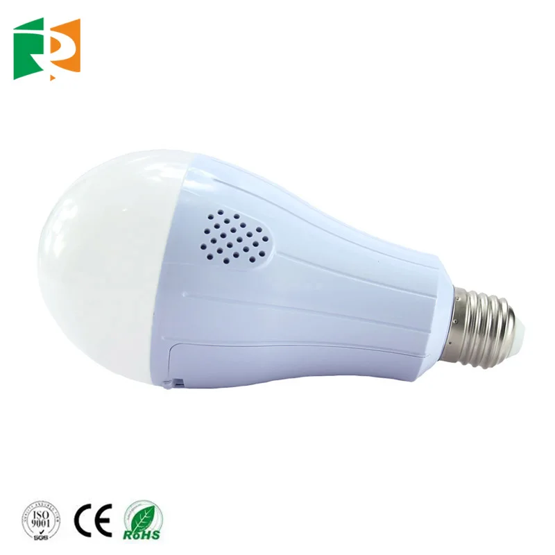 High Brightness SMD2835 12W Detachable Dual Battery Rechargeable LED Emergency BULB with  3-4 Hours Backup Time