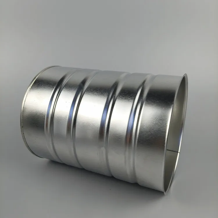 OEM Food grade  silver color tinplate big milk powder can with printing