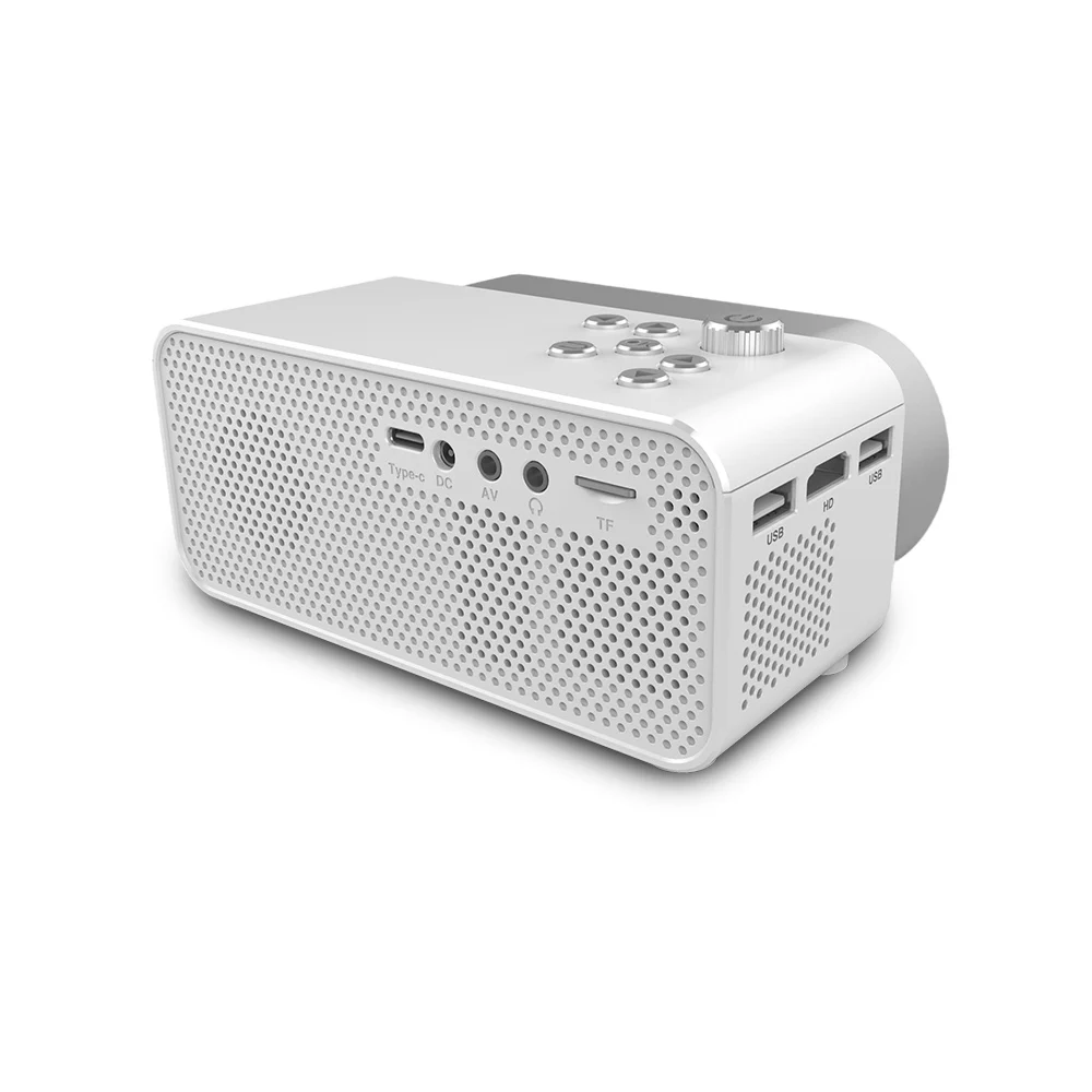 budplus v1 mini projector 4K 1080P led portable 600*360 shorthrow projector for class pixels smart tv projector 4k home theater