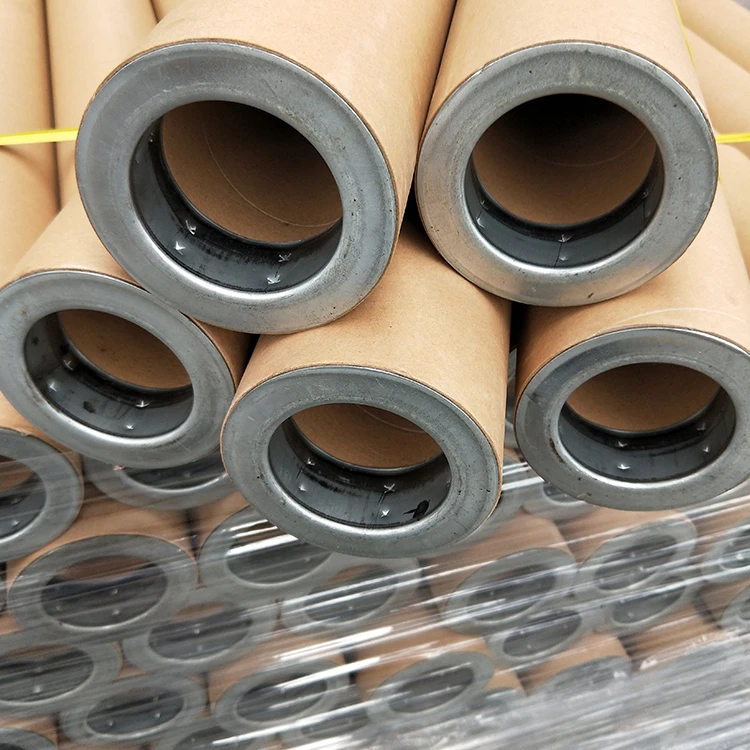 Paper Core Tube With Iron Top Cylindrical Iron Cover Paper Tube For Polyester Film
