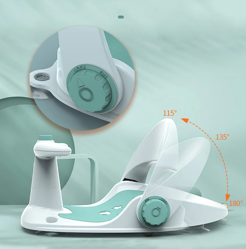 Ergonomic Seat For The Bathtub Baby Bath Chair Soft bathing tub seat touch kids non-slip bathtubs seats