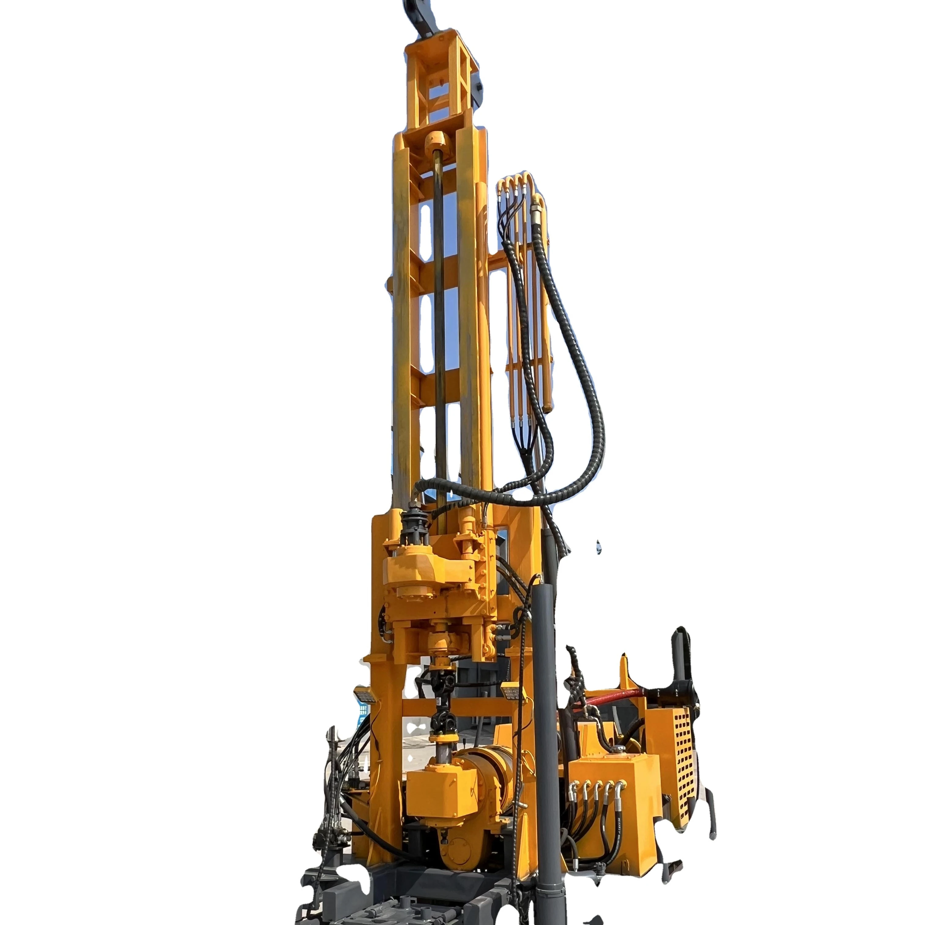 Factory Price Depth 150m Water Well Drilling Machine Hydraulic Well Drilling Rig Water pneumatic dual-purpose drilling rig
