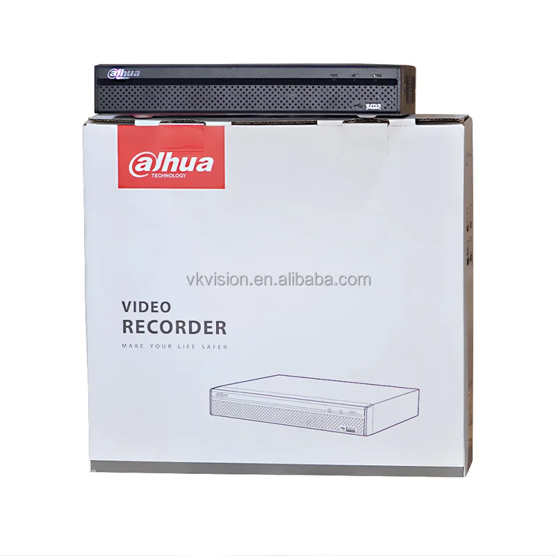 Dahua 16CH Compact face detection and recognition 16 ip channel nvr cctv camera system alhua nvr 16 channel 4k with poe