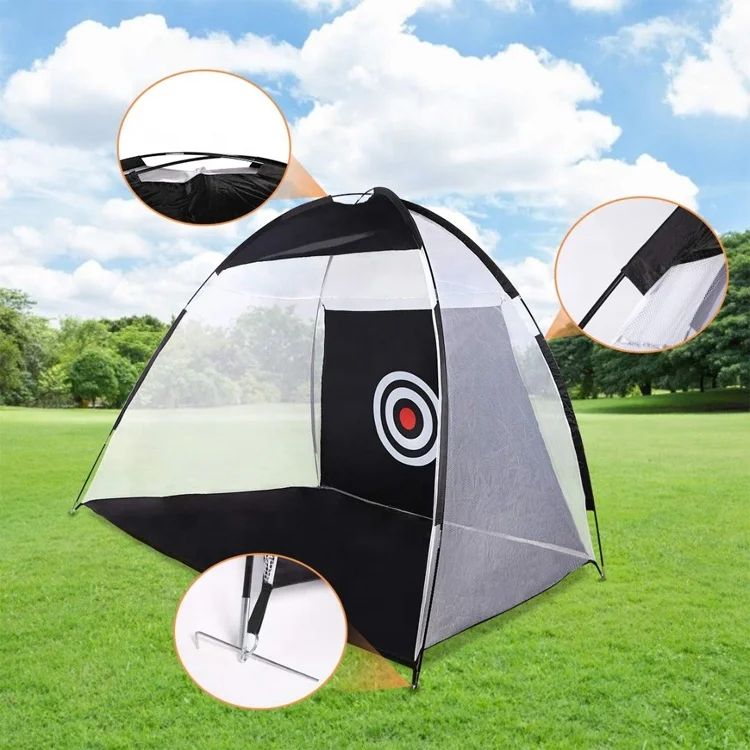 Golf Hitting Nets Training Aids Practice Nets For Backyard Driving Range Chipping With Target Carry Bag For Indoor Outd