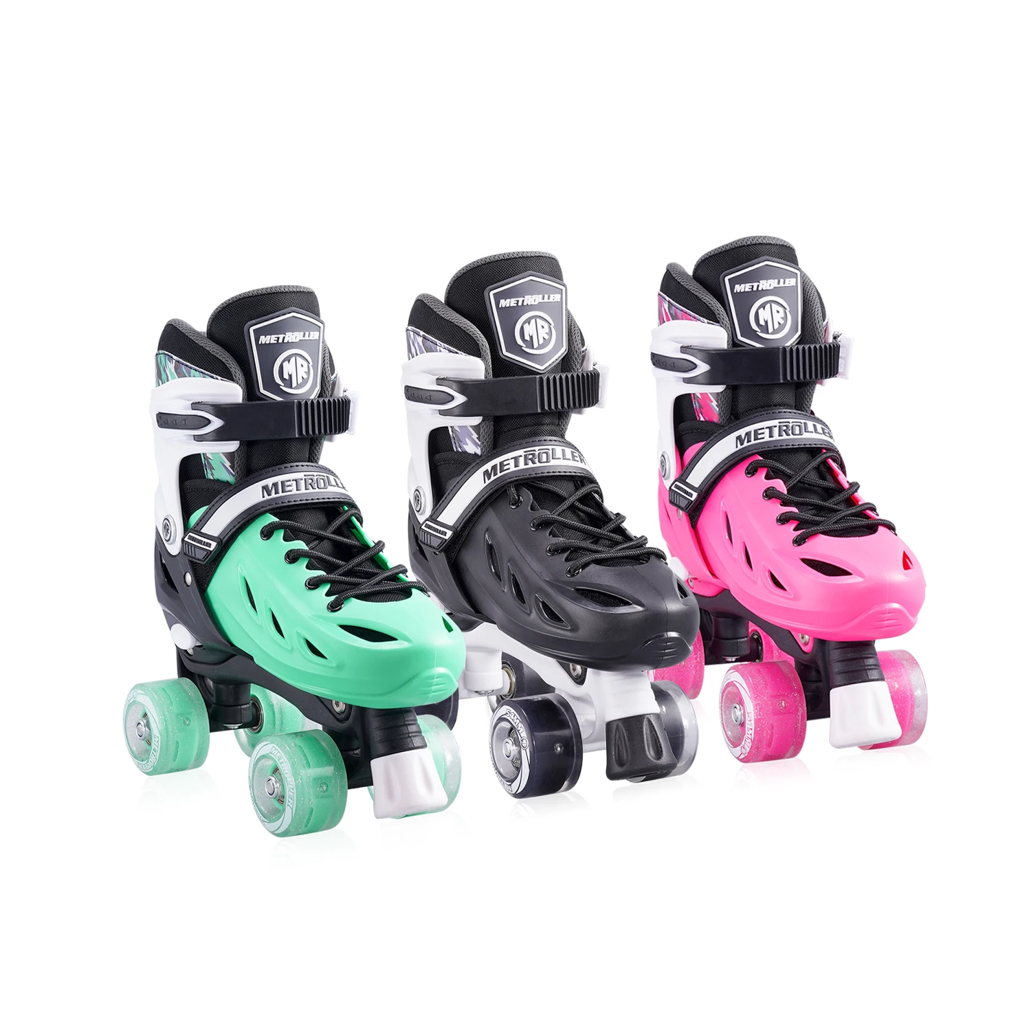 2022 New design  4 flashing wheels PU wheels Quad skates roller skates in stock
