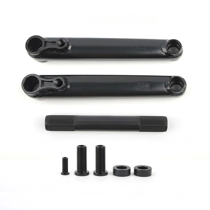 POLSO BC01 Authentic samox bmx crank arms / bmx crankset stock ready for wholesale bmx Plated silver crank