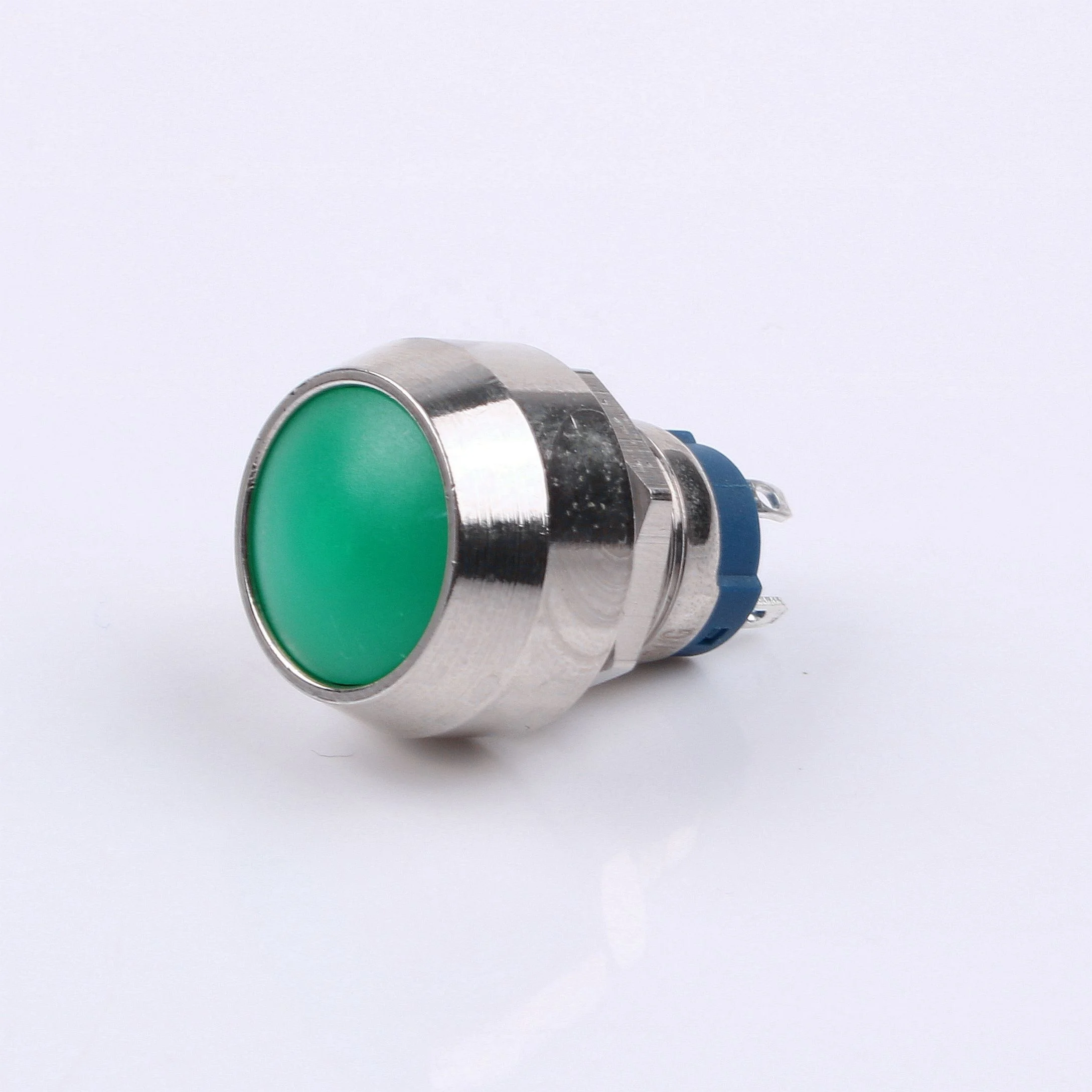 12mm metal button switch big head Domed head spherical Momentary LED light pin welding pin point mini switch