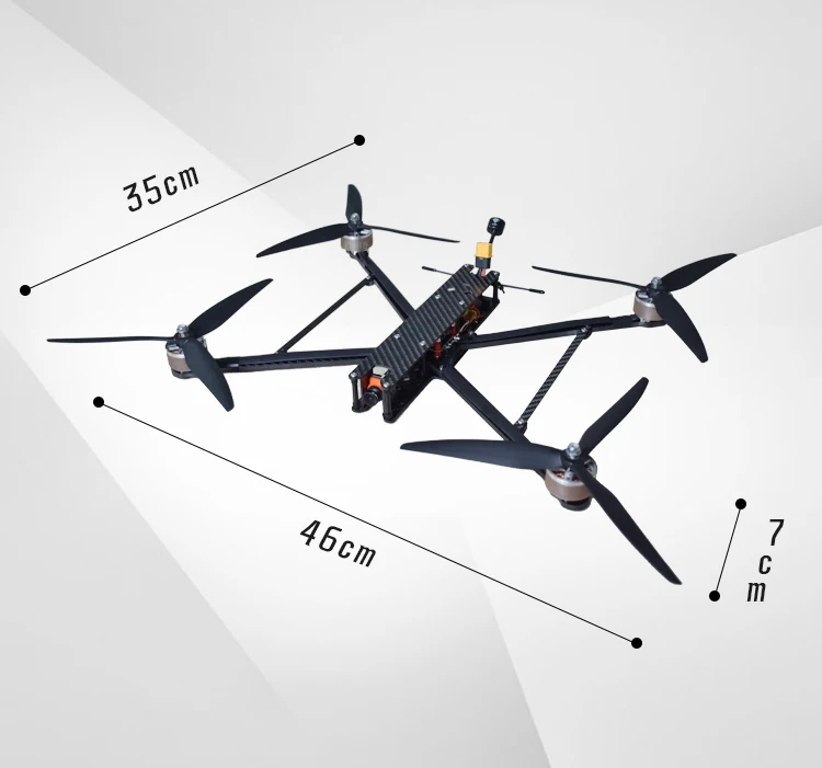 FLH fpv rc plane FLH10 10-inch FPV drone ELRS TX12 ELRS remote control FPV drone flight altitude 7KM can load 4KG