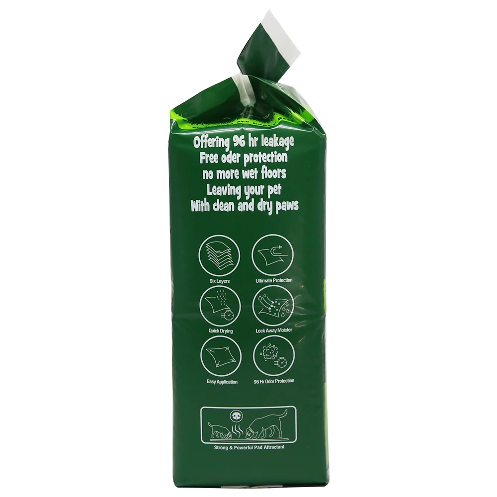 Disposable pet pee pad for dog training 60x90 leak-proof waterproof pad with super absorbent core factory wholesale