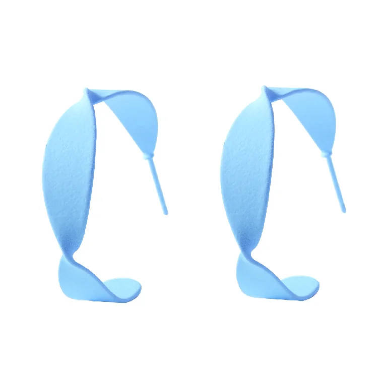 Candy Color Rubber Metal Earrings For Women Sweet Macaron Hoop Earrings Statement Jewelry