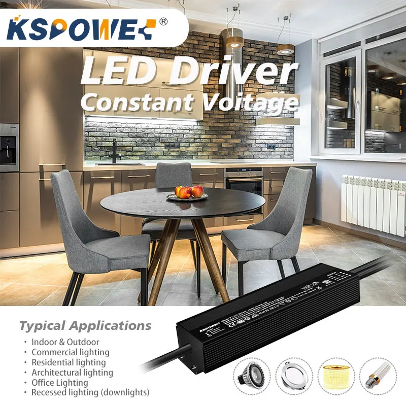 Aluminium 12v 40W Dimming Led Driver Ul Class2 Dimmable Led Driver 12v For Led Cabinet Light