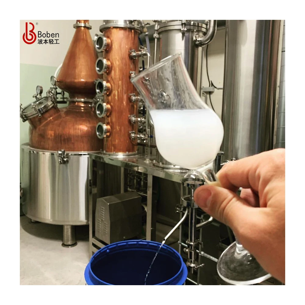 Boben 1000L Distillation Still Brandy Copper Distillery Equipment Alcohols Distiller Distillation Machine for Gin Rum Making