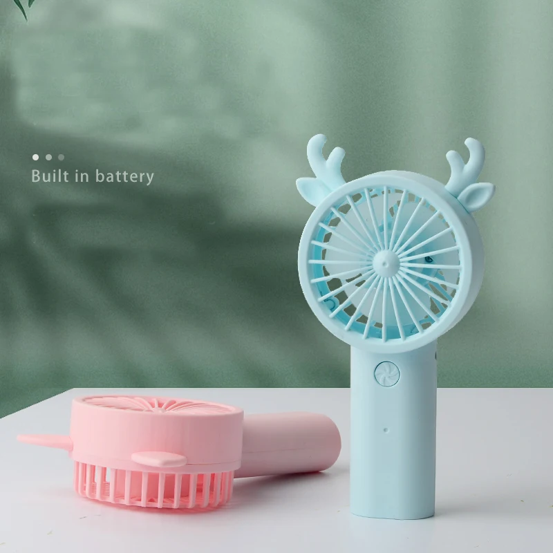 Usb rechargeable mini electric fan Summer cooling personal handheld electric fan