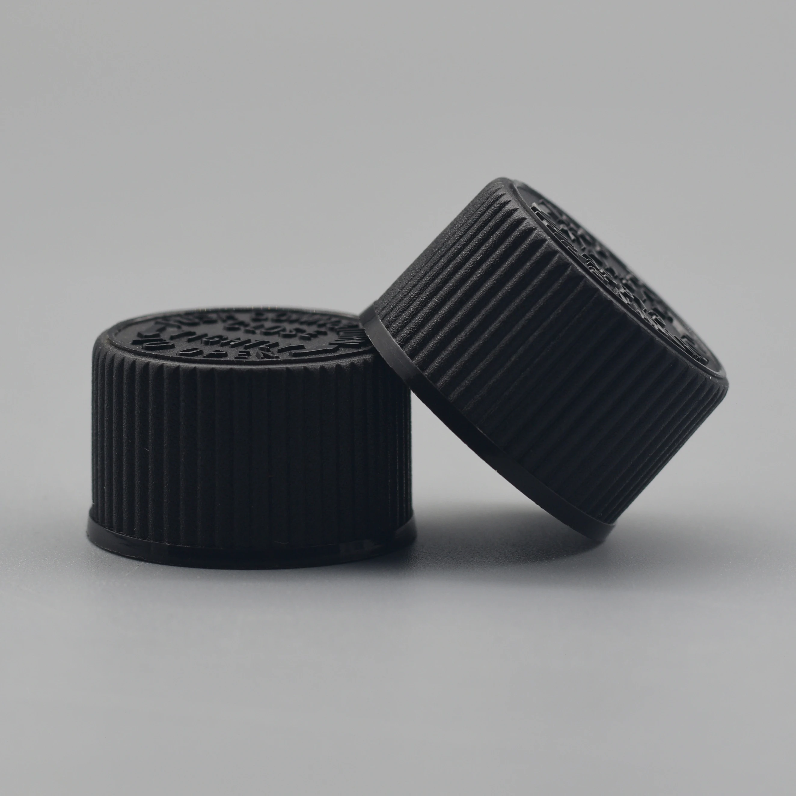 Factory Supply 24mm CRC Childproof Safety Cap 24/410 28/410 Plastic childproof cap with PE liner
