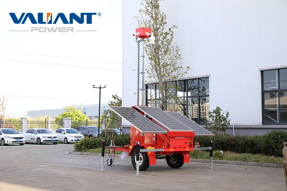 Hot Sale Surveillance trailer for cctv security camera