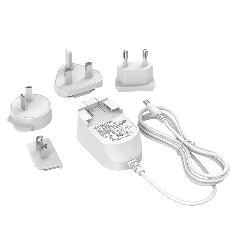 AC DC CN JP US EU EK UK AU настенный адаптер питания одобренный CCC VDE BS SAA KC PSE