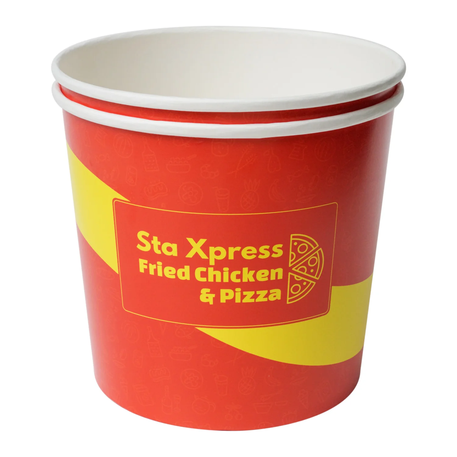 Wholesale Family-Size Single Wall Paper Cups Great Value Price for Big Capacity Bucket and Bowl for Restaurant Snacks
