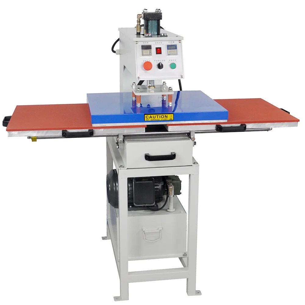Semi-automatic hydraulic heat press machine Woman child clothes heat press machine