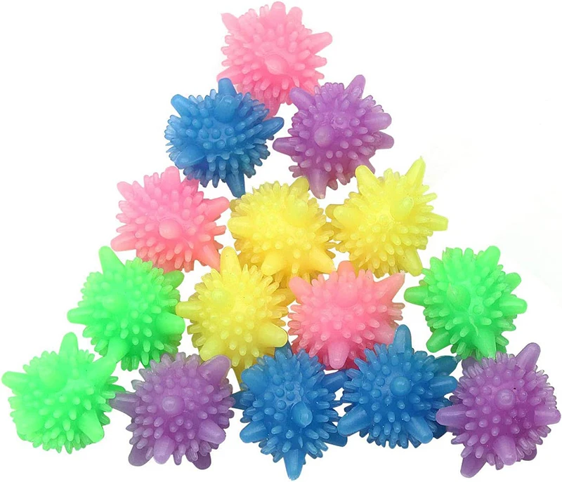 Wholesale Top Quality Colorful Pvc Solid Scrubbing Washer Ball Laundry Reusable Washing Machine Balls