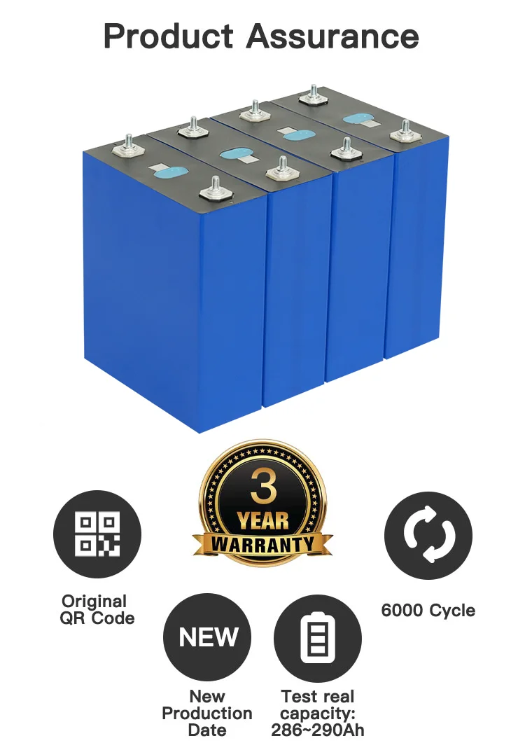DDP Deliver Lifepo4 Battery Grade A+ 3.2V 200Ah 280Ah 304Ah 314Ah 580Ah Li-ion Battery DIY 12V 24V 48V Battery packs