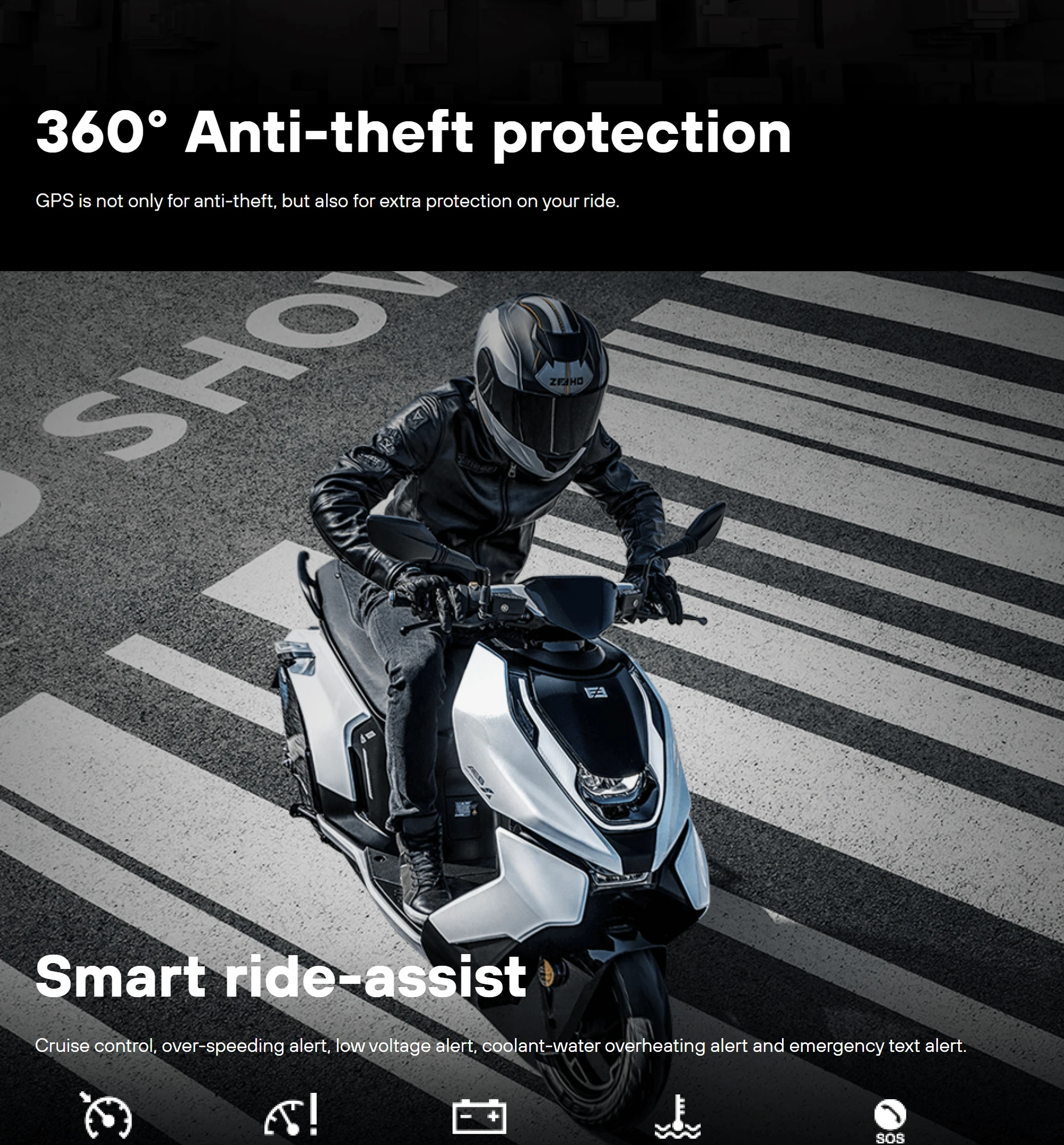 ZEEHO ADV AE8S+ Electric motorcycle 69V 12.5kw 32*2AH Speed 100km/h long range Motorbike 190km ABS Moped Scooter