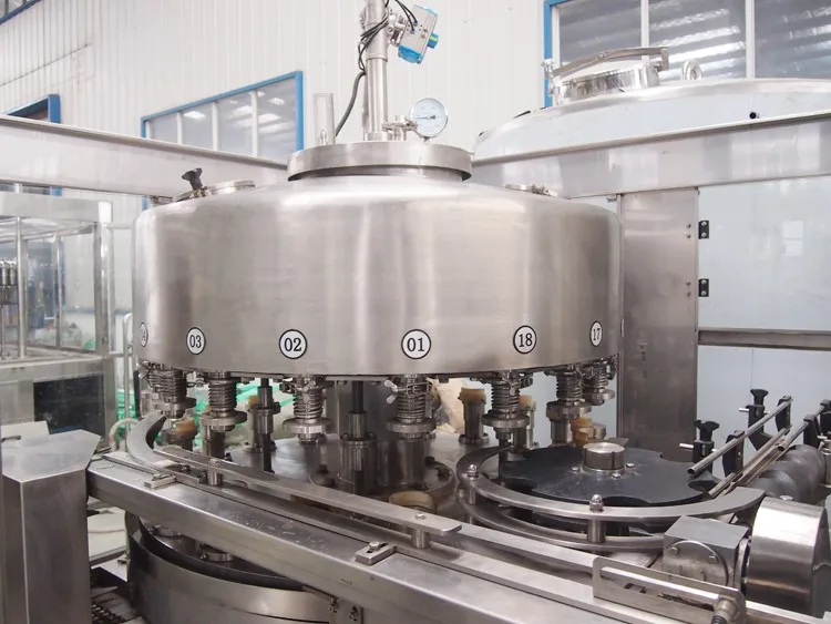 Full Automatic Line Aluminum Tin Can Soda Beer Washing Filling Sealing