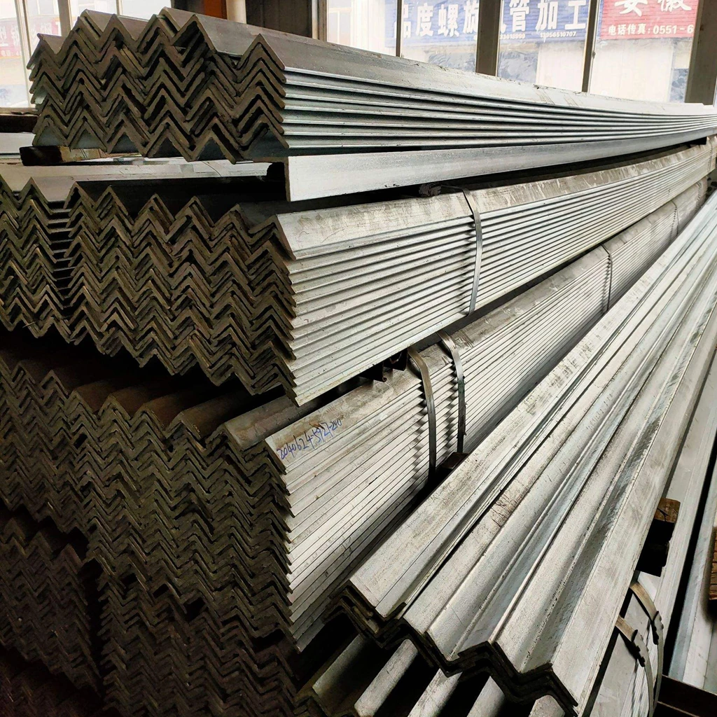 ASTM A36 Mild Bridge Building 80x80mm Hot Rolled carbon steel angle bar