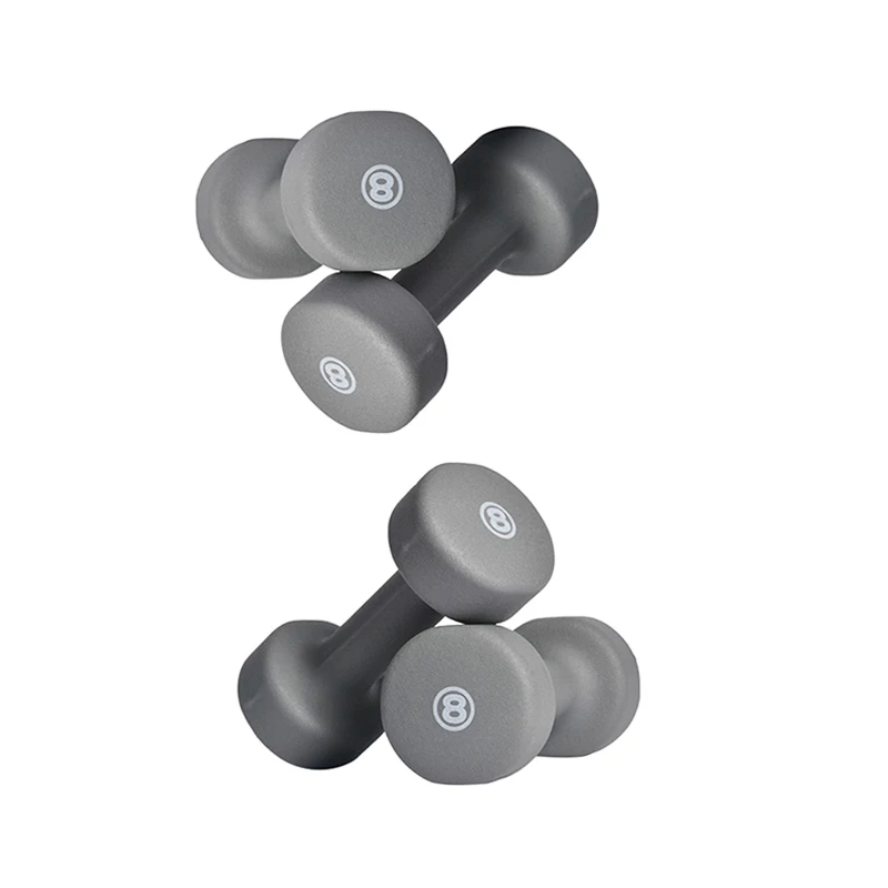 
Hotselling 8KGS 10KGS Weight Lifting Cast Iron Rubber Coated Dumbbell With Quick Production 