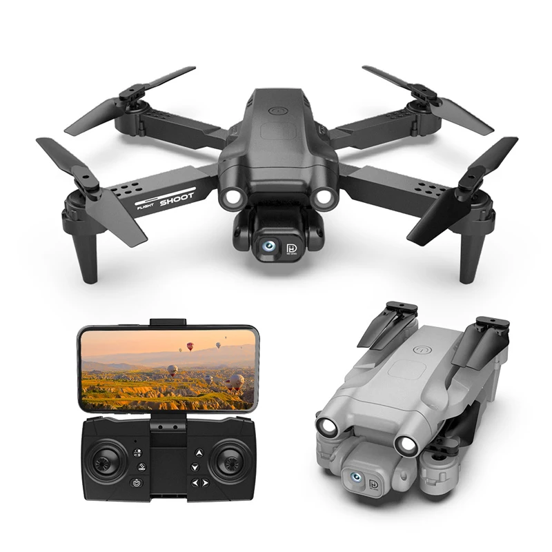 2.4 ghz 360 degree stunt dual camera fold drone kit with remote control
