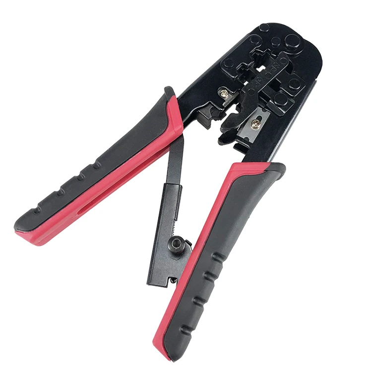 All-in-One Crimper Rj45 Crimp Tool Network Cable Pliers for RJ45 CAT5e CAT6 Network and Telephone Cable Crimper