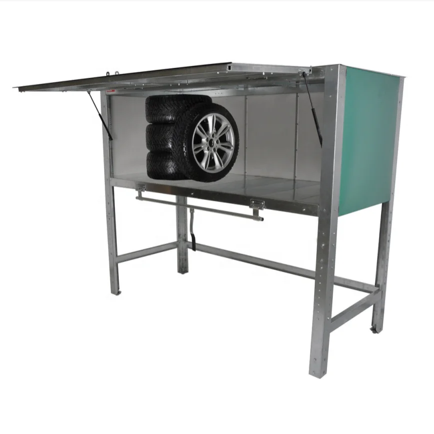 Anti Rust Painting garage parking Steel over car bonnet storage units Metal caddy Box locker cabinet for carpark