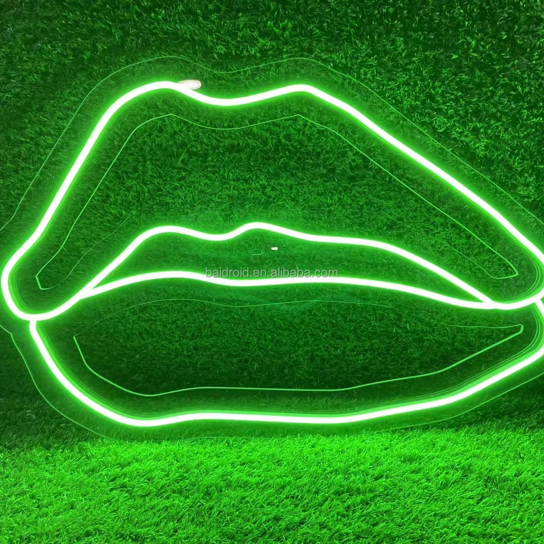 Free Designs Acrylic Luminous Neon Signs Led Signature small Neon Light for Bedroom Wedding Party Home Decoration