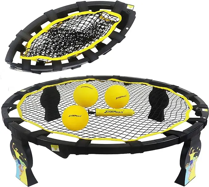 Kids Soccer Goals Backyard Portable Soccer Training Equipment 6 Cones Kids Outdoor Play Equipment spike balls replacement balls