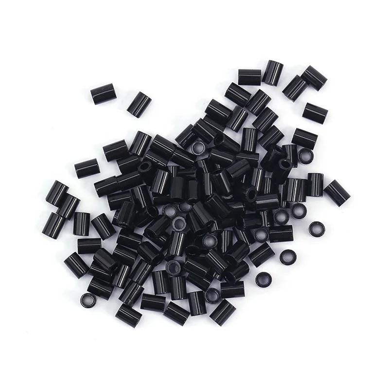 Factory Wholesale High Quality 3.8mm Embroidery Pipe Loose Beads For Fabric Embroidery Machine Glass Beads