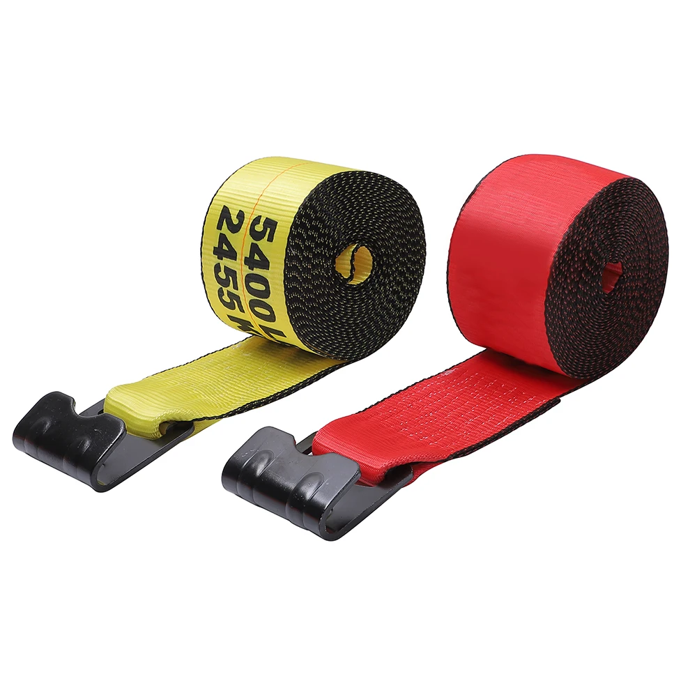 4 inch US standard  winch strap hot sale 5400LBS  Polyester Winch   trailer straps