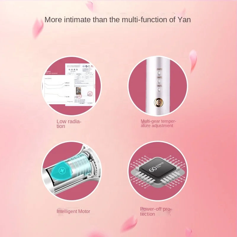 Customized wholesale ladies home styling anti-scalding curling iron