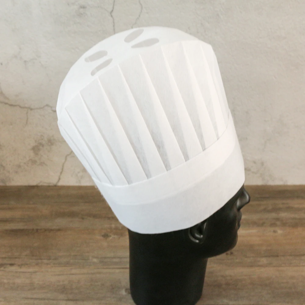 
Disposable non woven chef hat/Custom Design Cheap price Non Woven Fabric Material Chef Hat For Restaurant 